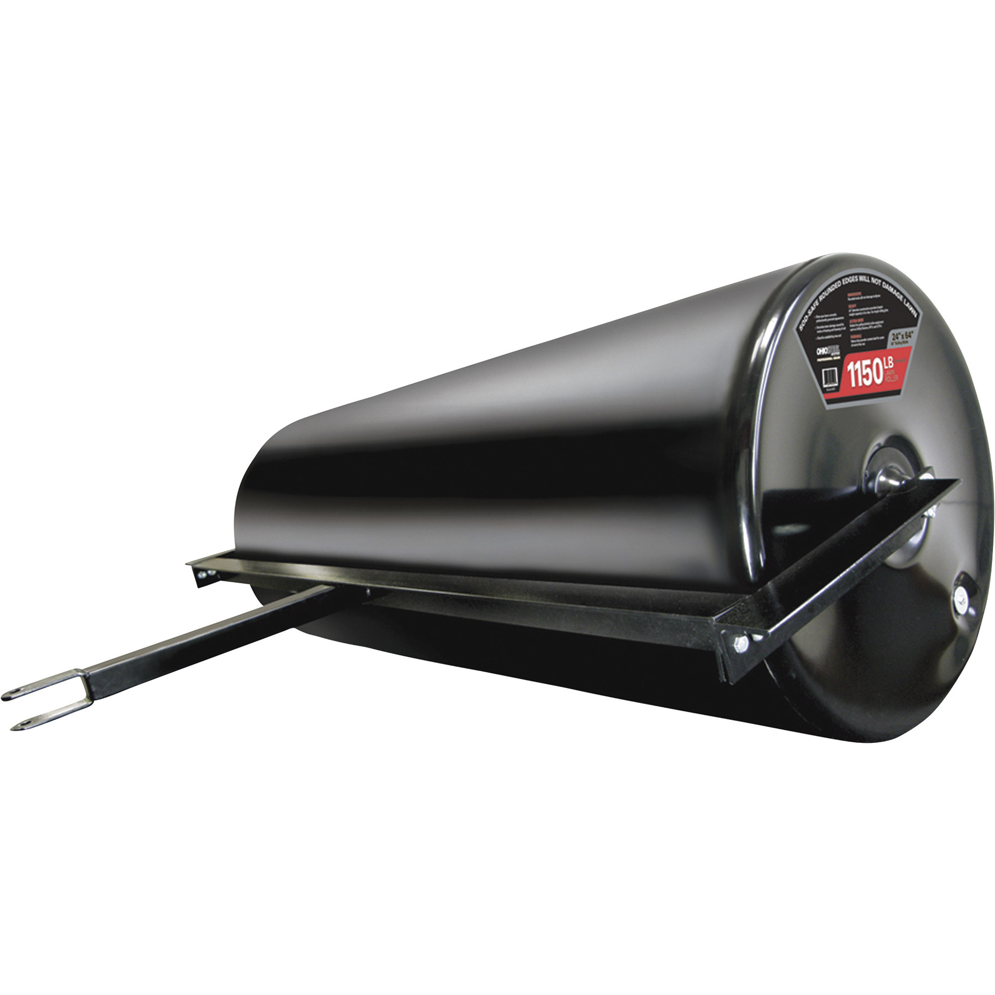 Ohio Steel Tow-Behind Lawn Roller, Steel, 60in.W x 24in.Dia., Model# 60T